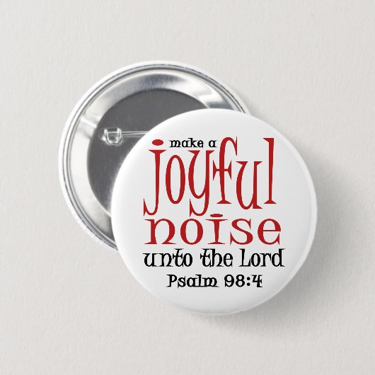 Joyful Noise Ronde Button 5,7 Cm (Voorkant /achterkant)