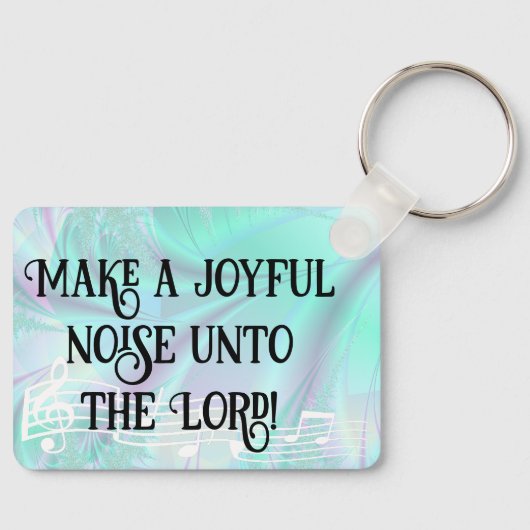 Joyful noise sleutelhanger (Voorkant)