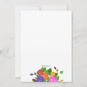 Joyful Occasion Invitation Kaart (Achterkant)