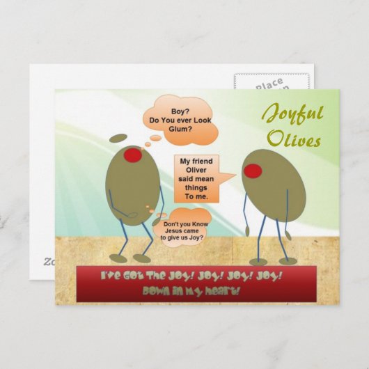 Joyful Olife Briefkaart (Voorkant / Achterkant)