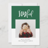 Joyful one photoscripttekst moderne vakantie (Voorkant)