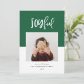 Joyful one photoscripttekst moderne vakantie (Staand voorkant)