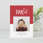 Joyful one photoscripttekst moderne vakantie (Staand voorkant)