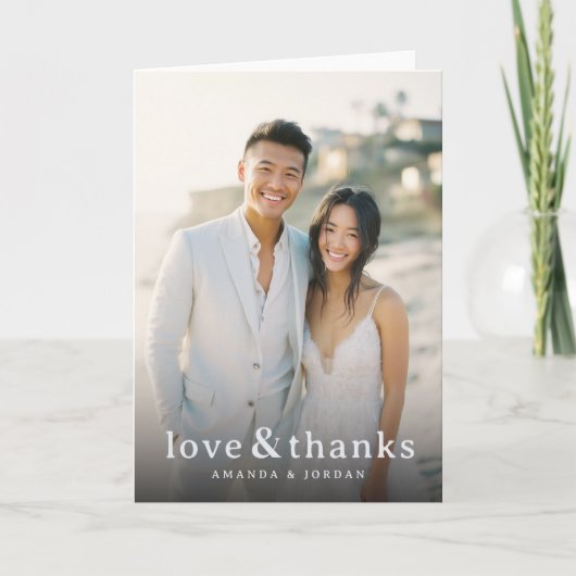 Joyful Photo Bedankkaart (Voorkant)