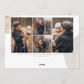 Joyful Photo-kerstkaart Feestdagenkaart (Achterkant)