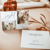 Joyful Photo-kerstkaart | Moderne ziekteverzekerin Kaart