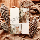 Joyful Photo-kerstkaart | Moderne ziekteverzekerin Kaart