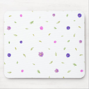 Joyful Pink Floral Muismat – Doordacht cadeau voor