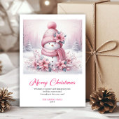 Joyful Pinkmas Download Festive Scene Christmas  Feestdagenkaart