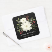 Joyful Poinsettia - Kerst sticker (Envelop)