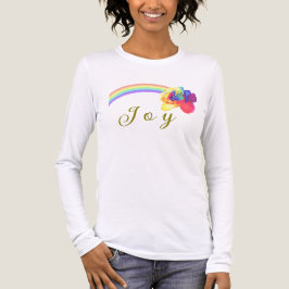 Joyful Rainbow Roos Custom Joy Tri-Blend Shirt
