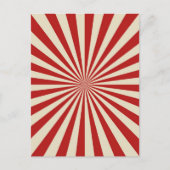 Joyful Retro  Popcorn Classic Spin Wheel Briefkaart (Voorkant)