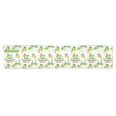 Joyful Saint Patrick's Day Waterverf Pattern Korte Tafelloper (Horizontaal)