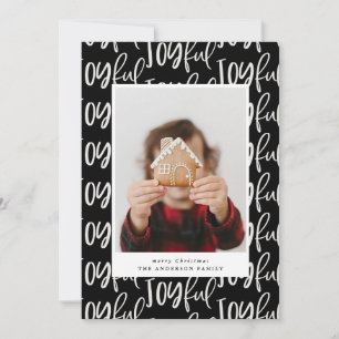 joyful script één foto - familie elegant kleurrijk