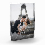 Joyful Script Fotoblokken<br><div class="desc">Dit charmerende fotoblok kenmerkt uw favoriete foto met JOYFUL in een prachtig manuscript en uw details in het schrijven van het kic. Geweldig als geschenk of om je favoriete foto in je eigen huis weer te geven.</div>