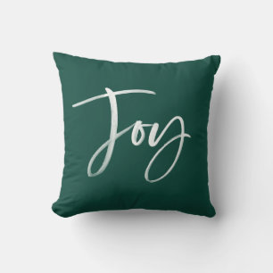 Joyful Script Groene vakantie Kussen