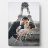 Joyful Script Tabletop Easel Foto Fotoplaat (voorkant)