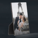 Joyful Script Tabletop Easel Foto Fotoplaat<br><div class="desc">Tabletopplak met een ingebouwd eSet is voorzien van uw favoriete foto met JOYFUL in een prachtig script en van uw details in een tekst met een kleine letters. VERANDEREN de tekst in om het even wat! Geweldig als geschenk of om je favoriete foto in je eigen huis weer te geven....</div>