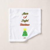 Joyful-set voor kerstkeuken bad handdoek (Wasdoekje)