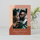 Joyful Shades Vertical Photo Kwanzaa Folie Feestdagenkaart (Staand Voorkant)