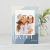 Joyful Shades | Verticale foto Feestdagenkaart (Staand voorkant)