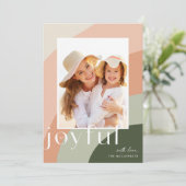 Joyful Shades | Verticale foto Feestdagenkaart (Staand voorkant)