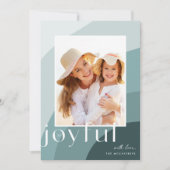 Joyful Shades | Verticale foto Feestdagenkaart (Voorkant)