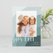 Joyful Shades | Verticale foto Feestdagenkaart (Staand voorkant)
