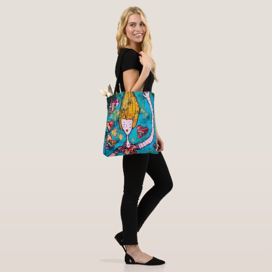 Joyful shopping bag tas (Op model)