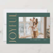 Joyful Simity Sjabloon Kerstmis Kaart (Voorkant)