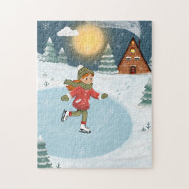 "Joyful skater"  Legpuzzel