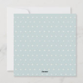 Joyful Snow Waterverf Pine-kerstboomgeschenken Feestdagenkaart (Achterkant)