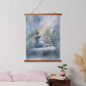 Joyful Snowman by Jason Street Hangend Wandkleed (Slaapkamer)