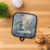 Joyful Snowman Pannenlap (Top down)