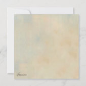 Joyful Snowman Square 5.25" Bedankkaart (Achterkant)