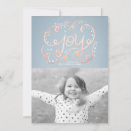Joyful Spirit Holiday-fotokaart Feestdagenkaart