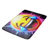 Joyful Splash: Laughing Emoji Art Badmat (Gekanteld)