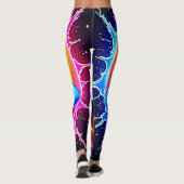 Joyful Splash: Laughing Emoji Art Leggings (Achterkant)