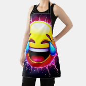 Joyful Splash: Laughing Emoji Art Schort (Insitu)