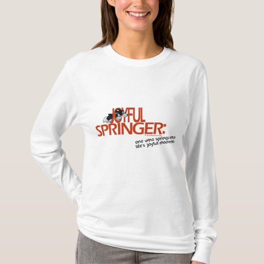 Joyful Springer, gedefinieerd T-shirt (Voorkant)