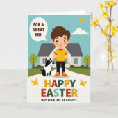 Joyful Springtime Scene Card Kaart (Gele Bloem)