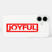 Joyful Stamp Case-Mate iPhone Case (Achterkant (horizontaal))