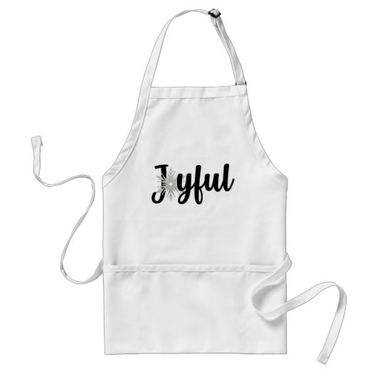 Joyful Standaard Schort (Voorkant)