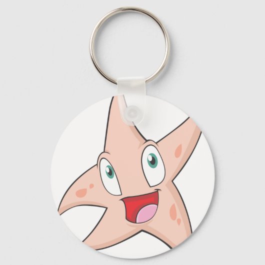 Joyful Starfish Sleutelhanger (Voorkant)