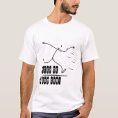 Joyful Stick Figuur Running T-shirt (Voorkant)