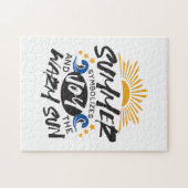 Joyful Summer Bliss - Warme Zon Quote Legpuzzel (Horizontaal)