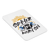 Joyful Summer Bliss - Warme Zon Quote Magneet (Rechterzijde)