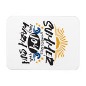 Joyful Summer Bliss - Warme Zon Quote Magneet (Horizontaal)