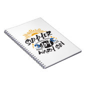Joyful Summer Bliss - Warme Zon Quote Notitieboek (Rechterzijde)