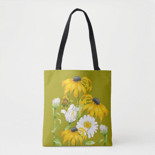 Joyful Summer op een All-Over-Print Canvas tas (Voorkant)